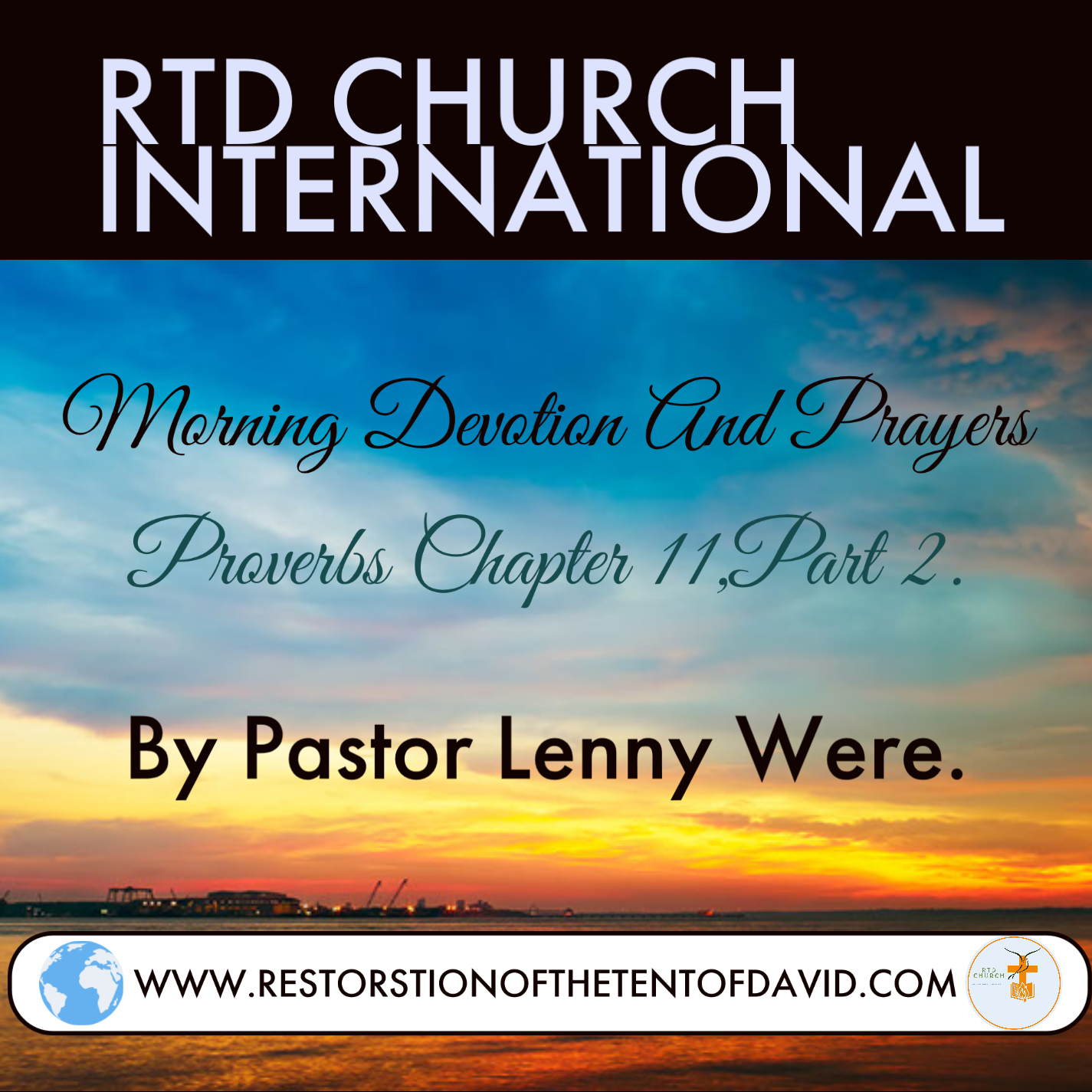 Morning devotion and prayers proverbs chapter 11 part 2 